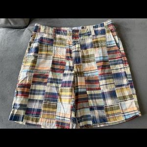 Izod, Madras golf shorts